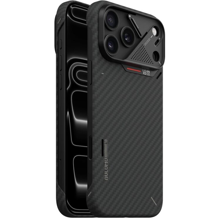 Защитный чехол AULUMU Ultra-Slim Aramid Fiber Case для iPhone 18 Pro Max / 17 Pro Max - Black (423927B) Защитный чехол AULUMU Ultra-Slim Aramid Fiber Case для iPhone 18 Pro Max / 17 Pro Max - Black: фото 1 из 13