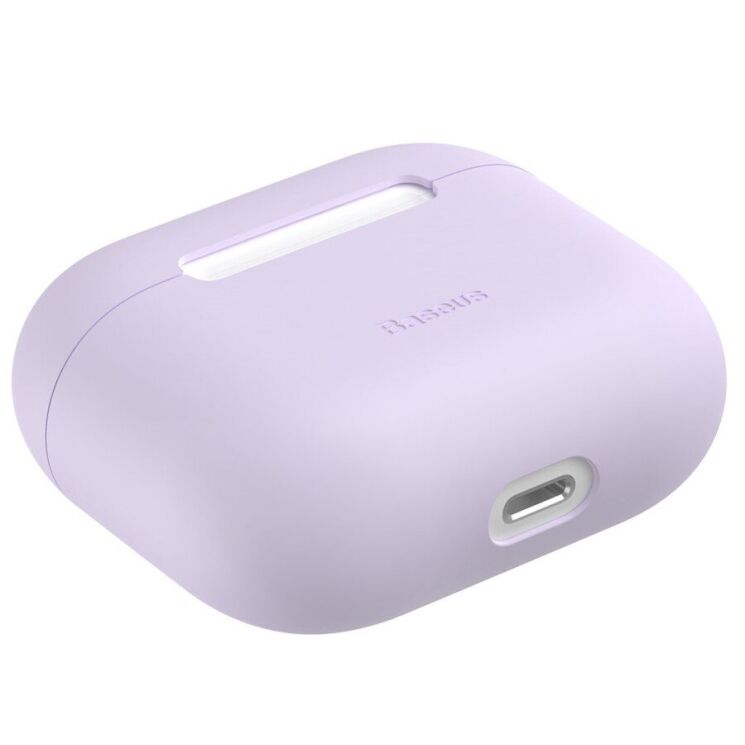 Защитный чехол BASEUS Super Thin для Apple AirPods 3 - Purple: фото 5 из 19