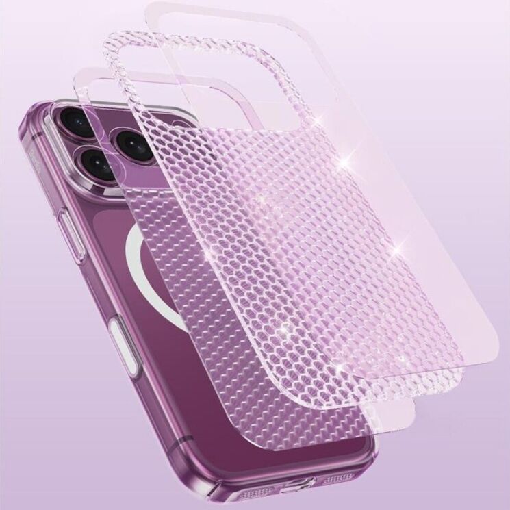 Защитный чехол BENKS Crystal Magnetic для iPhone 18 Pro / 17 Pro - Transparent: фото 12 из 14