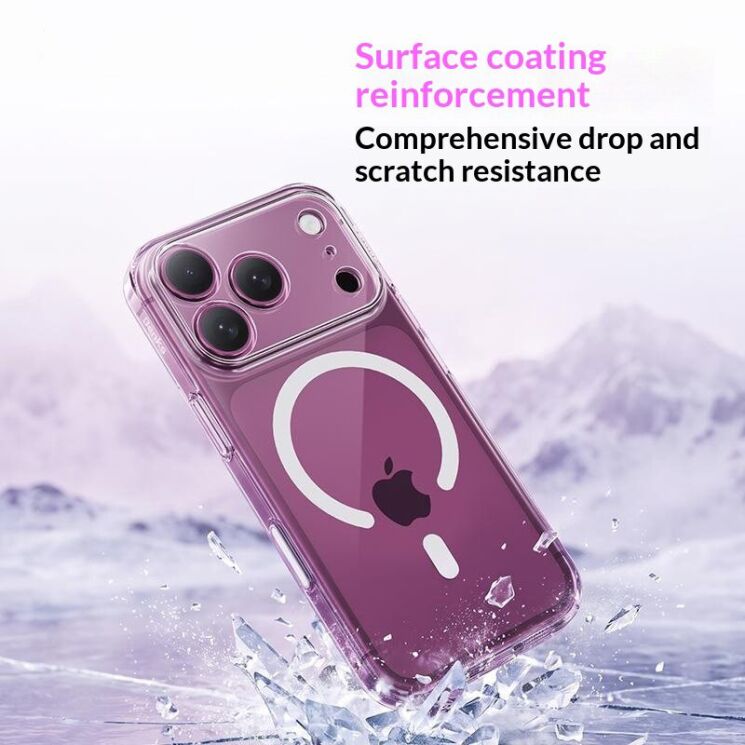 Защитный чехол BENKS Crystal Magnetic для iPhone 18 Pro / 17 Pro - Transparent: фото 11 из 14