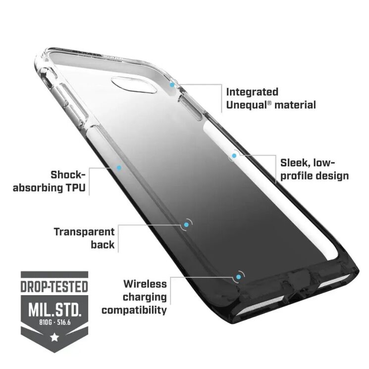 Защитный чехол BodyGuardz Harmony для Apple iPhone SE 2 (2020) / iPhone 8 / iPhone 7 - Smoke Black: фото 3 из 4