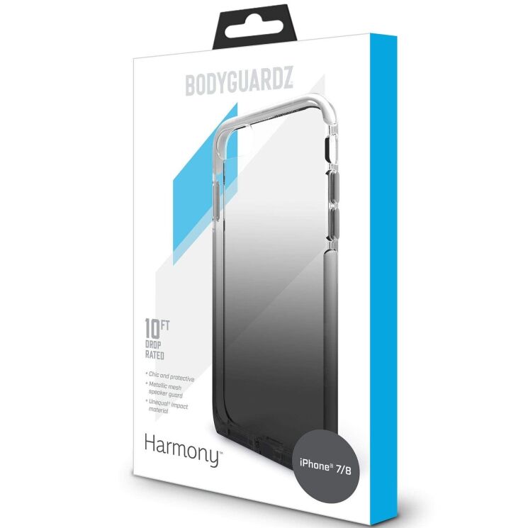 Защитный чехол BodyGuardz Harmony для Apple iPhone SE 2 (2020) / iPhone 8 / iPhone 7 - Smoke Black: фото 2 из 4