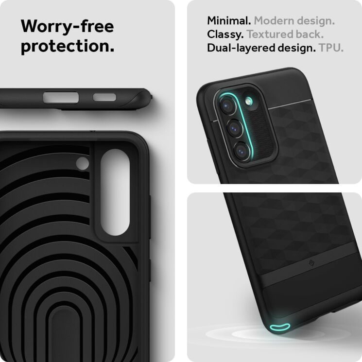 Защитный чехол Caseology Parallax by Spigen для Samsung Galaxy S21 FE (G990) - Indi Pink: фото 10 из 14