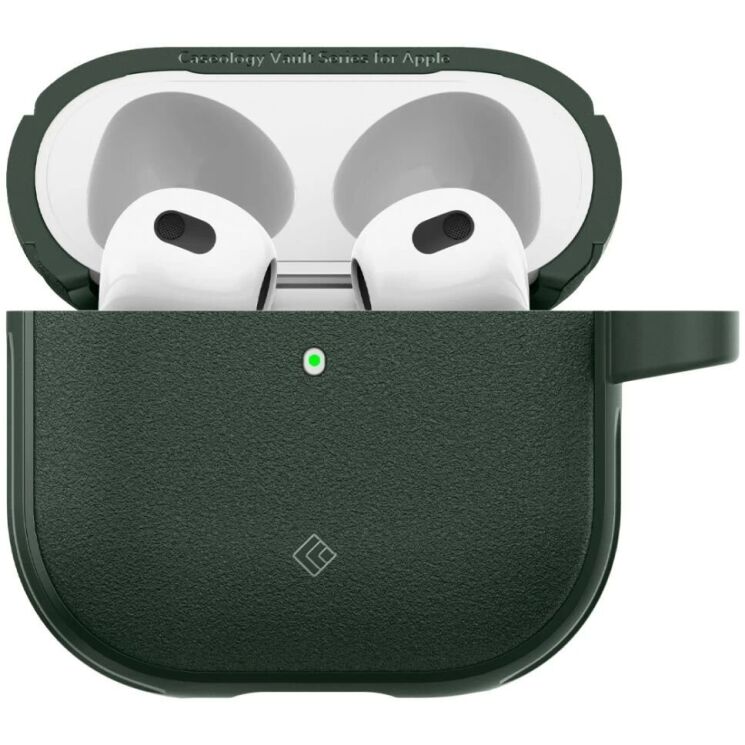 Защитный чехол Caseology Vault by Spigen для Apple AirPods 4 (ACS08657) - Green: фото 3 из 13