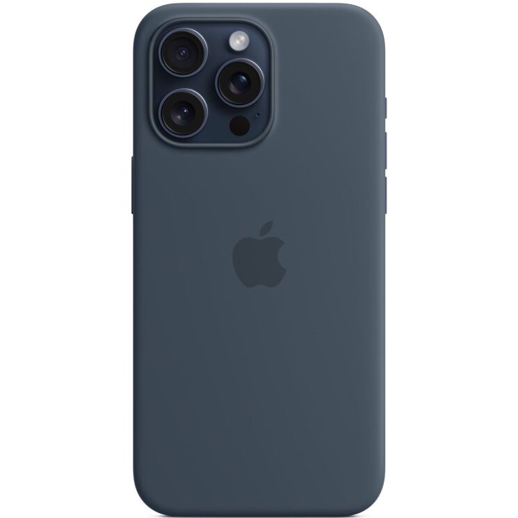 Захисний чохол Copiex Silicone Case with MagSafe для Apple iPhone 15 Pro Max - Storm Blue: фото 2 з 4
