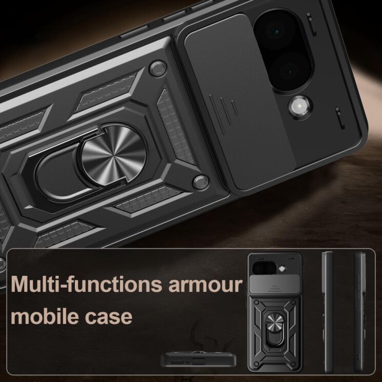 Защитный чехол Deexe Armor Shield для Google Pixel 9a - Black: фото 8 из 8