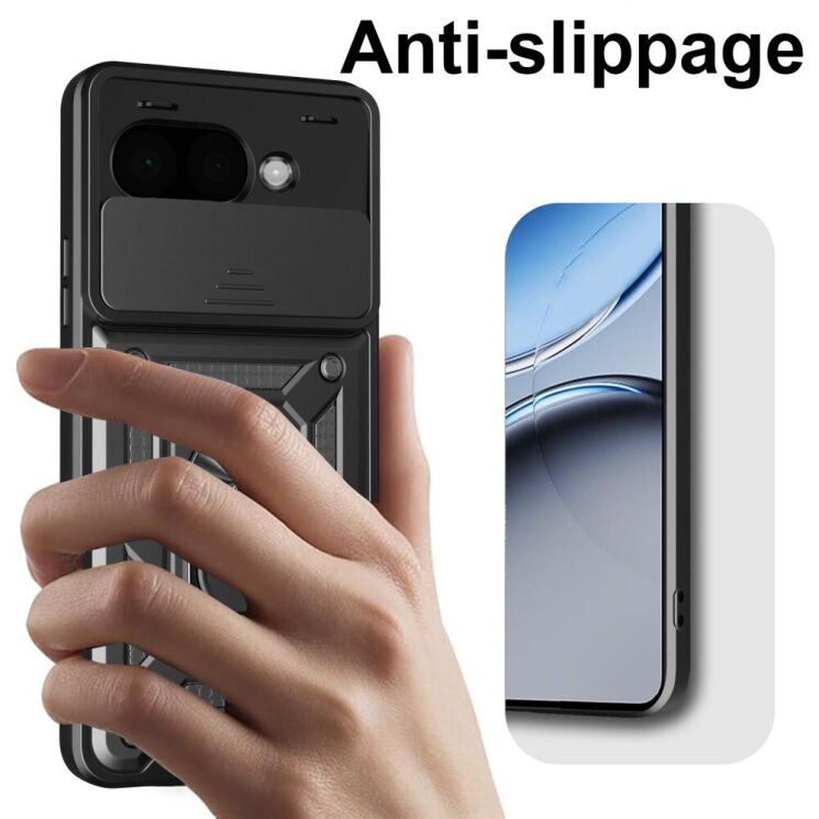 Защитный чехол Deexe Armor Shield для Google Pixel 9a - Black: фото 4 из 8