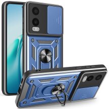 Защитный чехол Deexe Armor Shield для OnePlus Nord CE 4 Lite - Blue: фото 1 из 10