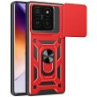 Защитный чехол Deexe Armor Shield для Xiaomi 14T Pro - Red (365607R)