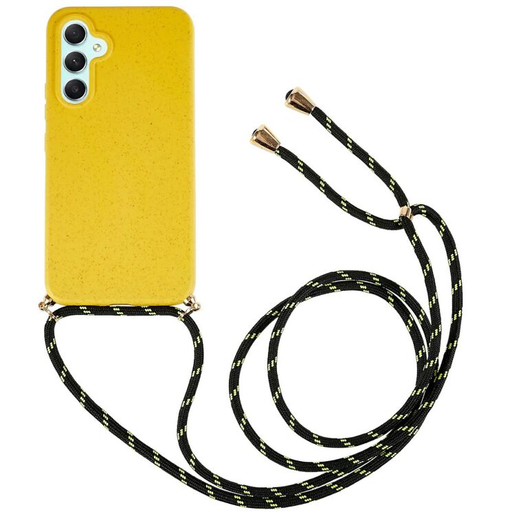 Защитный чехол Deexe Astra Case для Samsung Galaxy S26 Plus - Yellow: фото 1 из 6