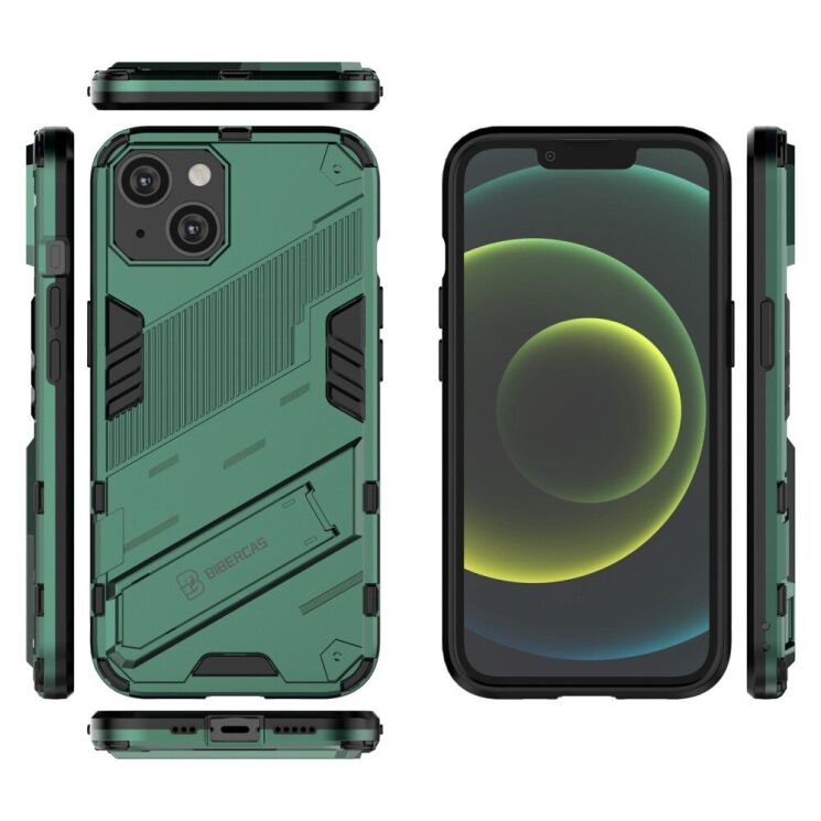 Защитный чехол Deexe Bibercas для Apple iPhone 14 - Green: фото 3 из 6