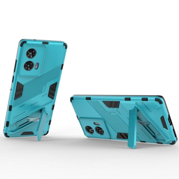 Защитный чехол Deexe Bibercas для Motorola Edge 50 Fusion - Baby Blue: фото 2 из 7
