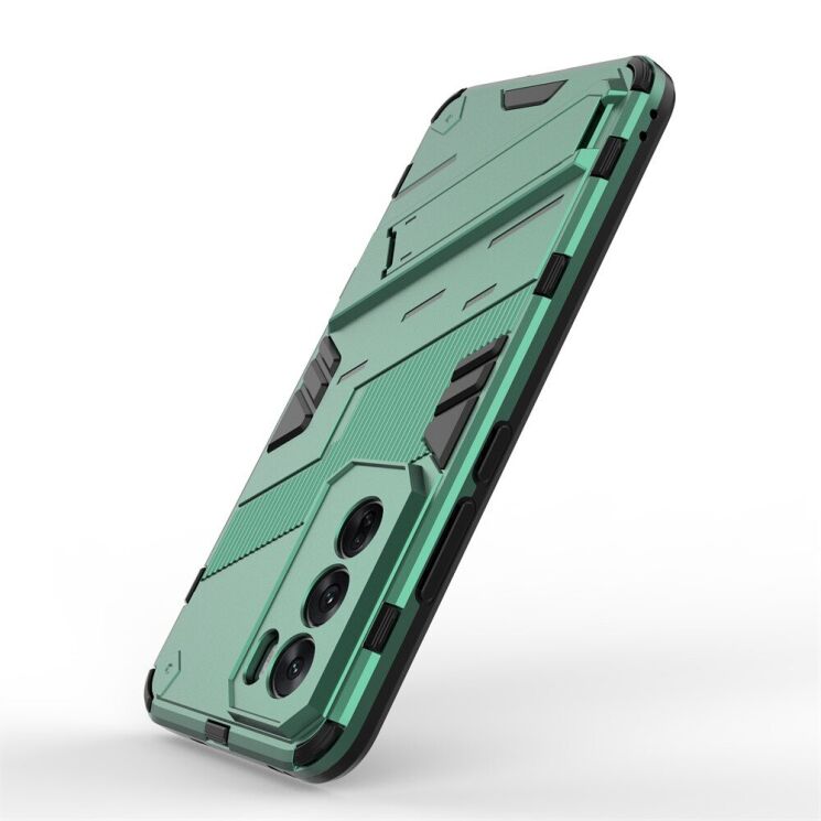Защитный чехол Deexe Bibercas для OPPO Reno 12 Pro - Green: фото 4 из 7