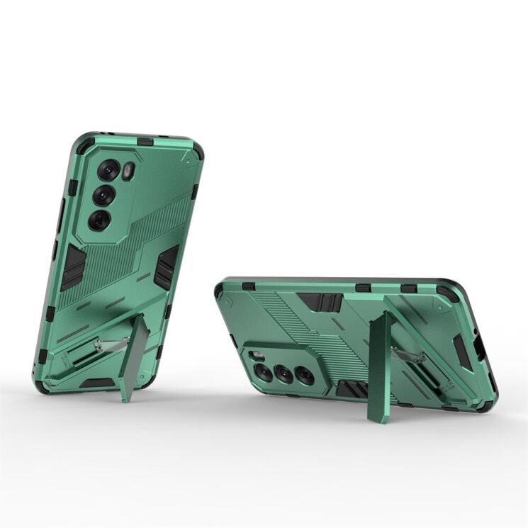 Защитный чехол Deexe Bibercas для OPPO Reno 12 Pro - Green: фото 3 из 7