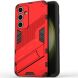 Защитный чехол Deexe Bibercas для Samsung Galaxy S24 FE (S721) - Red (367513R). Фото 2 из 7