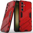 Защитный чехол Deexe Bibercas для Samsung Galaxy S24 FE (S721) - Red (367513R)