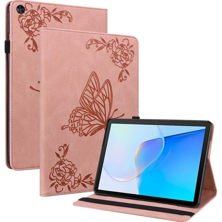 Защитный чехол Deexe Butterfly для Huawei MatePad SE - Pink: фото 1 из 10