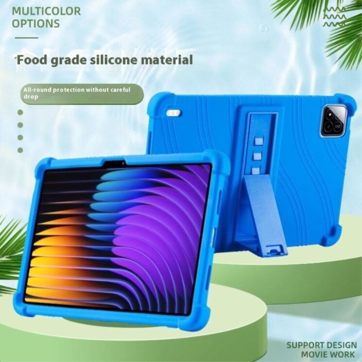 Защитный чехол Deexe Color AirBag для Xiaomi Pad 7 / 7 Pro - Dark Blue: фото 7 из 14
