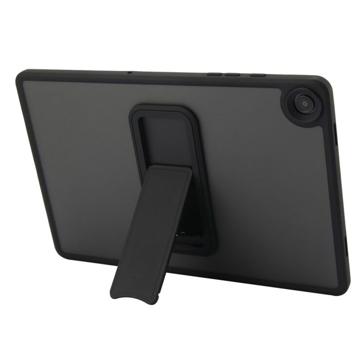 Защитный чехол Deexe Crystal Kickstand для Samsung Galaxy Tab A9 Plus (X210/216) - Black: фото 2 из 12