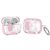 Защитный чехол Deexe Crystal Lock для AirPods Pro 2 - Pink White Flower: фото 1 из 9