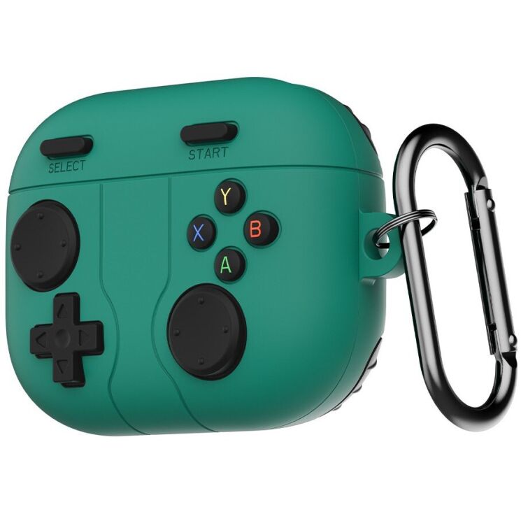 Захисний чохол Deexe Game Console для Motorola Moto Buds - Green: фото 1 з 6