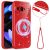 Захисний чохол Deexe Glitter Case with MagSafe для Google Pixel 9 - Red: фото 1 з 7