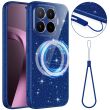 Защитный чехол Deexe Glitter Case with MagSafe для Xiaomi 17T - Blue (408843L)