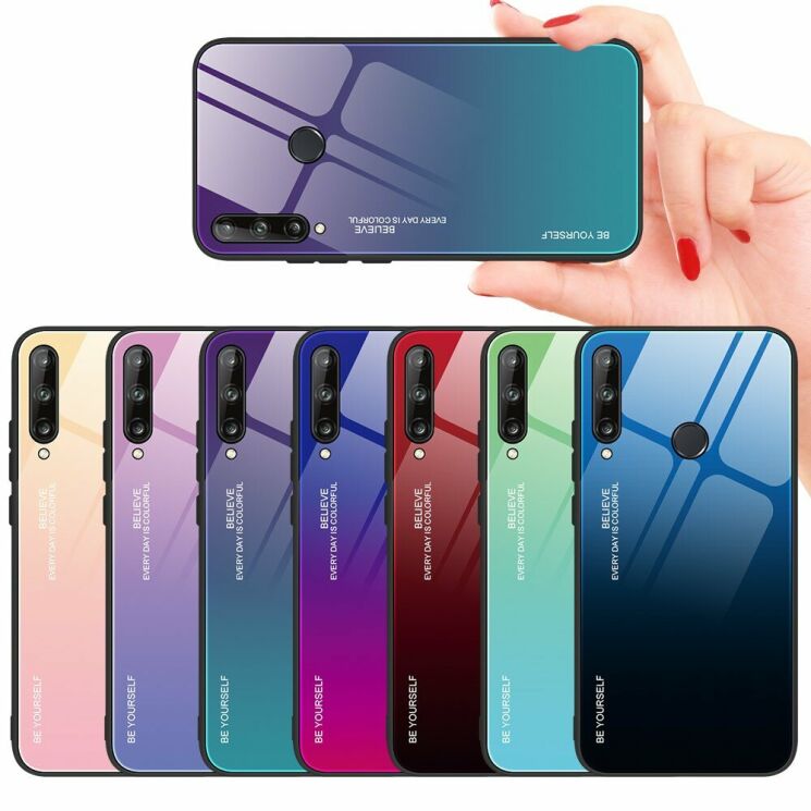 Защитный чехол Deexe Gradient Color для Huawei P40 Lite E - Gold / Pink: фото 12 из 17