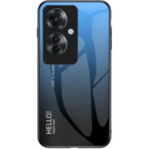 Защитный чехол Deexe Gradient Color для OPPO Reno 11F - Black / Blue: фото 1 из 7