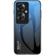 Защитный чехол Deexe Gradient Color для OPPO Reno 11F - Black / Blue (351932BL). Фото 1 из 7