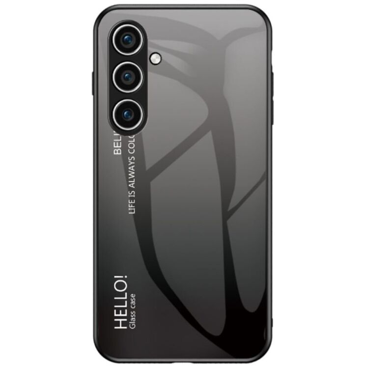 Защитный чехол Deexe Gradient Color для Samsung Galaxy S24 - Black / Grey: фото 1 из 8