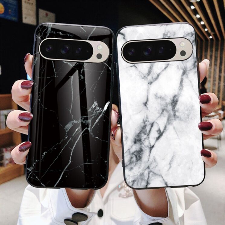Захисний чохол Deexe Gradient Pattern для Google Pixel 9 / 9 Pro - Black / Gold: фото 5 з 9