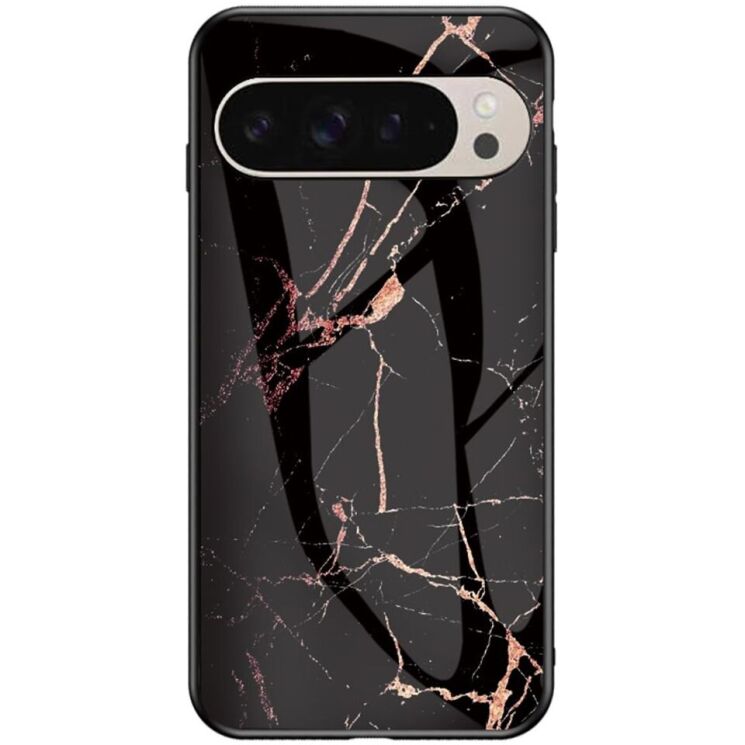 Захисний чохол Deexe Gradient Pattern для Google Pixel 9 / 9 Pro - Black / Gold: фото 1 з 9