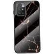 Защитный чехол Deexe Gradient Pattern для Xiaomi Redmi 10 / 10 (2022) / 10 Prime - Black / Gold (284718BF)