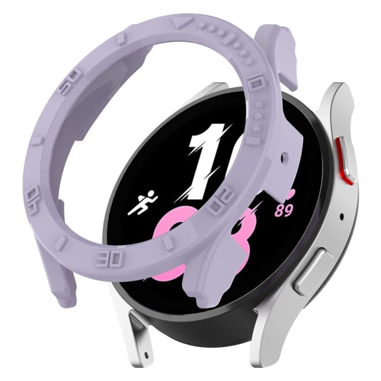 Захисний чохол Deexe Hard Frame для Samsung Galaxy Watch 5 Pro (45mm) - Purple: фото 1 з 8