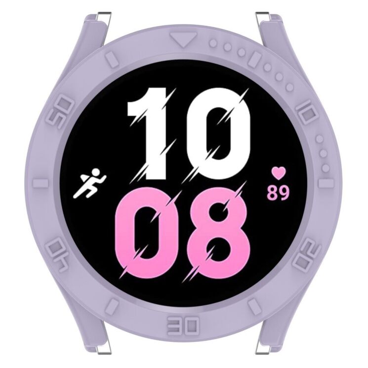 Захисний чохол Deexe Hard Frame для Samsung Galaxy Watch 5 Pro (45mm) - Purple: фото 6 з 8