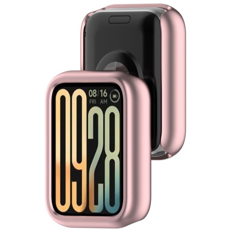 Защитный чехол Deexe Hard Frame для Xiaomi Mi Smart Band 9 Pro - Rose Pink: фото 6 из 7