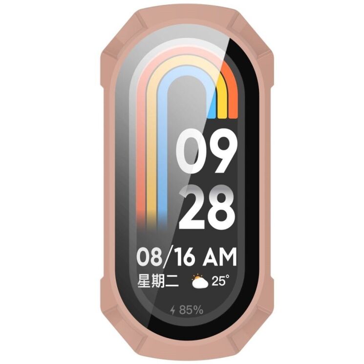 Защитный чехол Deexe Hard Frame для Xiaomi Mi Smart Band 9 - Pink: фото 6 из 8