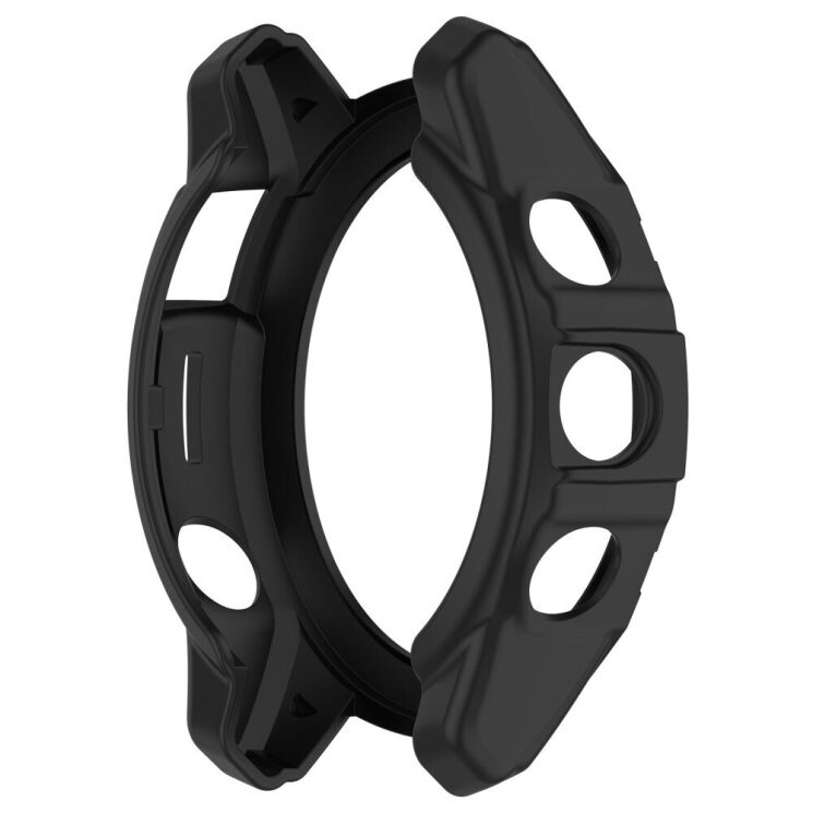 Защитный чехол Deexe Hollow Cover для Garmin Fenix E (47mm) - Black: фото 3 из 5