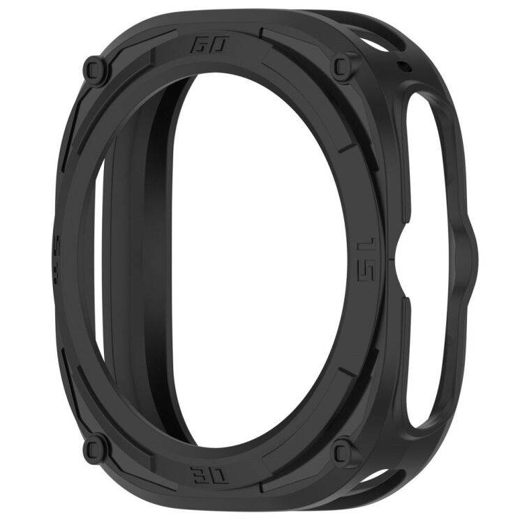 Защитный чехол Deexe Hollow Cover для Samsung Galaxy Watch Ultra (47mm) - Black: фото 2 из 7