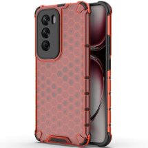 Защитный чехол Deexe Honeycomb Series для OPPO Reno 12 - Red: фото 1 из 5