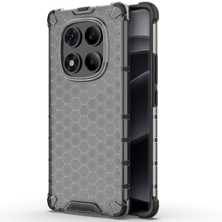 Защитный чехол Deexe Honeycomb Series для Xiaomi Redmi Note 14 Pro - Black: фото 1 из 5
