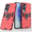 Защитный чехол Deexe Hybrid Case для Honor 90 Lite - Red (347317R)