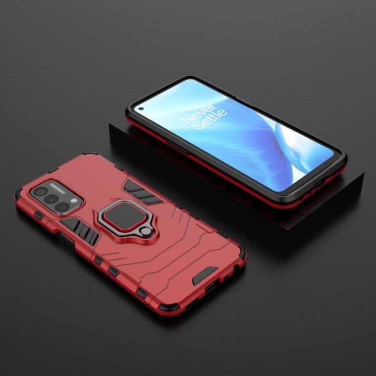 Защитный чехол Deexe Hybrid Case для OnePlus Nord N200 - Red: фото 4 из 7