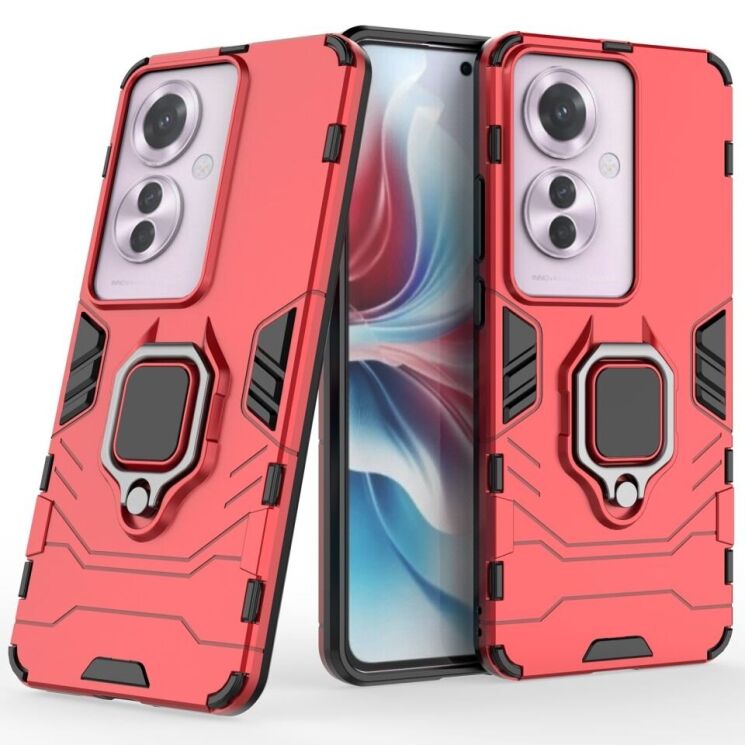 Захисний чохол Deexe Hybrid Case для OPPO Reno 11 F - Red: фото 1 з 6