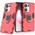 Захисний чохол Deexe Hybrid Case для OPPO Reno 13 Pro 5G - Red: фото 1 з 6
