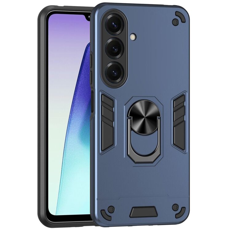 Защитный чехол Deexe Hybrid Shell для Samsung Galaxy S26 - Blue: фото 1 из 7