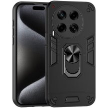 Защитный чехол Deexe Hybrid Shell для TECNO Camon 30 (CL6) - Black: фото 1 из 7