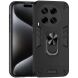 Защитный чехол Deexe Hybrid Shell для TECNO Camon 30 (CL6) - Black (352117B). Фото 1 из 7