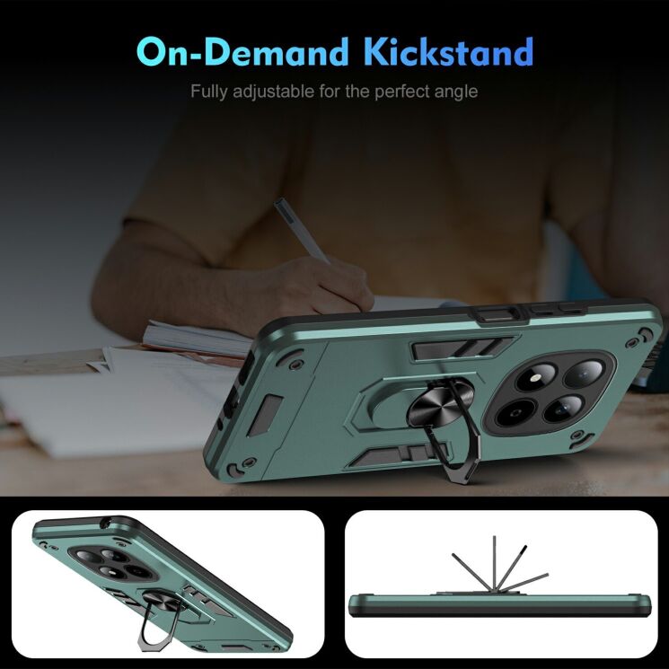 Защитный чехол Deexe Hybrid Shell для Xiaomi Redmi Note 15 Pro 5G - Blue (405024L) Защитный чехол Deexe Hybrid Shell для Xiaomi Redmi Note 15 Pro 5G - Blue: фото 6 з 7